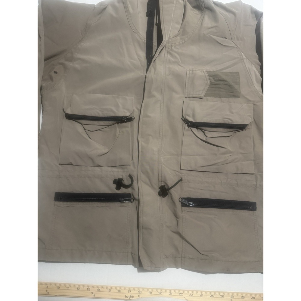 Vintage Trekka Jacket, Warm, Pockets, Hooded, Grey, Men's XL - Picture 2 of 8